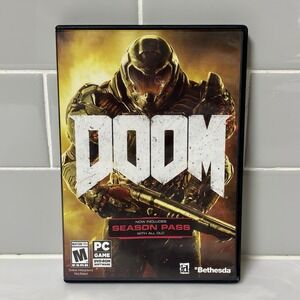 Doom PC Game 2016 Bethesda DVD-ROM Mature 17+